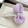 Accesorios para el Cabello al por Mayor para Mujeres: Pinza para el pelo de pato con lazo de perlas de lujo ligero Dongdaemun, Pinza para el pelo de pato para moño de celebridad de Internet
