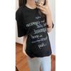 Camiseta de Manga Curta 100% Algodão para Adolescentes Europeus e Americanos Feminina Original Estampada Meia-manga Top Roupas Coloridas Tendência