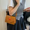 Primavera 2026 Nova Estilosa Fofa Cereja Moda Simples Versátil Alta Aparência Ombro Único Transversal Pequena Quadrada Bolsa Transfronteiriça