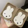 Tão bonitinho! Adesivo de Franja de Tricô Coelho Miffy Menina Doce Testa Cabelo Quebrado Velcro Sem Costura Acessório de Cabelo Adesivo de Franja
