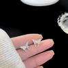 Coleção cravejada de diamantesBrincos de Tarraxa para Estudantes Femininas Zircônia Temperamento Celebridade da Internet Ins Transmissão ao Vivo Estilo Quente Brincos Atacado Ornamentos de Orelha