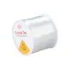 Hilo elástico de cristal 100 metros DIY resistente al desgaste hilo para jugar con texto cuerda para pulsera de cuentas blanco transparente hilo de alta elasticidad
