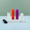 Tubo de Lipstick Casero DIY Tubo Vacío Cáscara de Tubo Bálsamo Labial Plano Ungüento de Consuelda Empaque Transparente de Ungüento de Menta y Artemisa Materiales de Empaque