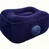 Silla Inflable con Mecanismo de Presión y Llenado, Sofá Inflable de PVC Flocado, Silla Inflable para Festivales de Música, Reposapiés para Oficina, Sofá Inflable