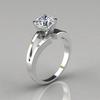 Super venta caliente transfronteriza Nuevo anillo simple de aleación incrustado con circonita anillo de boda popular de diamante