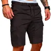 Nuevo Estilo de Verano Moda Casual para Hombre Cordón Elástico Pantalones Deportivos Pantalones de Cinco Puntos para Hombre 1