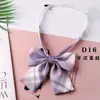 Gravata Borboleta Sem Nós Estilo Japonês Uniforme JK Estilo Preppy Flor de Colarinho para Estudante Feminina Camisa Estilo K Acessórios Fofos de Roupa de Marinheiro