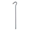 Suministros para exteriores tienda pequeña clavos de suelo ferretería tipo signo de interrogación clavos de suelo de hierro galvanizado hierba 18cm accesorios para camping