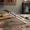 Cuchillo de arte multifuncional de acero inoxidable explosivo, cuchillo para papel tapiz grueso y pesado, cortador de papel, cuchillo para abrir cajas, herramienta afilada y duradera.