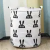 Cesta de lavandería sucia de tela al por mayor del fabricante, cesta de almacenamiento plegable para ropa sucia, contenedor de almacenamiento de muñecas, cesta de lavandería de algodón y lino