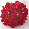 Cabeça de Hortênsia Grande Material de Tecido de Lã Pétalas Triangulares Flores Artificiais Flores Falsas Flores de Seda Casamento Floral Parede de Flores Guia de Caminho Arco