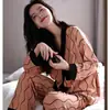 Atacado de Pijamas para Mulheres, Lançamento Primavera e Outono 2025, Roupa de Casa de Manga Longa, Conjuntos Outono e Inverno, Transmissão ao Vivo para Microempreendedores
