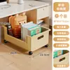 Caja de almacenamiento para mochila escolar, estante para libros debajo del escritorio, estantería móvil de pie para estudiantes, herramienta organizadora de libros para el aula