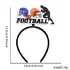 Decoración de Animación para Juego Temático de Fútbol Diadema Disfraz de Fanático de Fútbol Americano Diadema Diadema del Super Bowl Americano