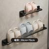 WC, Rack de armazenamento, Casa de banho, Rack de chinelo sem perfuração, Sapatos, Rack de armazenamento, WC, rack de drenagem de parede, rack de drenagem de parede