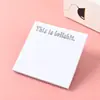 Livro de Adesivos Reutilizáveis Transparente Marcadores de Página Desenhos Animados Personalizados Adesivos Adesivos Grudentos Rasgáveis Notas Memo Mensagem Adesivos