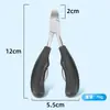 Tijeras de Cutícula de una Sola Pieza de Alta Calidad, Cortaúñas de Acero Inoxidable, Tijeras para Uñas, Herramientas Especializadas para Manicura y Pedicura