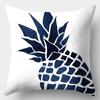 Juego de fundas de almohada de terciopelo con diseño de piel de melocotón y temática azul para dibujar fundas de almohada de sofá, fundas de cojín al por mayor