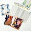 B8 filme hard card case cartão pequeno cartão goo cartão transparente álbum aidou estrela cartão postal Polaroid alto transparente B7 caso de proteção