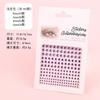 En stock Calcomanía Facial Transfronteriza Calcomanía Acrílica de Diamante Bola Maquillaje Hecho a Mano DIY Calcomanía para Cejas Calcomanía de Diamante
