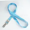 Hebilla de Telecomunicaciones de Cuentas Planas de 1.5 cm Cordón de Poliéster de Doble Línea Cordón de Picking con Cuentas Metálicas Planas Cuerda de Marca de Fábrica