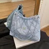 Bolso Cubo de Gran Capacidad con Bordado de Rombos Moda Bolso Cruzado con Cadena de Estrella de Cinco Puntas Elegante Bolso Versátil de Moda para Mujer Venta al por Mayor