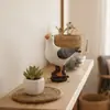 Ornamento de Resina Estilo Mediterrâneo Modelo de Ave Marinha Gaivota Decoração Criativa para Casa Quarto de Crianças Gabinete de TV Mesa