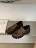 Sapatos de couro retrô com salto grosso, estilo francês e britânico, sapatos femininos, nova coleção outono 2026, mocassins