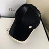 Gorra de satén M-Mark de primavera y otoño, gorra de estilo coreano que combina con todo, gorra informal para el sol, gorra de béisbol con protección solar.