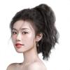 Clip de Agarre Caliente de Nube Peluca de Cola de Caballo Alta para Mujer Verano Cabello Artificial Puede Atar Cabello Corto Micro-rizado Trenza Natural Cola de Caballo Falsa