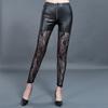 Pantalones Cortos de Cintura Alta con Cremallera Blancos y Negros Estilo Europeo y Americano Jacquard de Encaje Sexy Elásticos de Secado Rápido Producto de Exportación Nuevo 2020