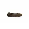 Casa de la Uva~Nueva Colección de Otoño: Zapatos Planos de Terciopelo Estilo Ballet Suaves Elegantes Cuadrados con Lazo, Zapatos Planos para Mujer de Tacón Bajo