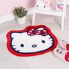 Alfombra de Imitación Cachemir Estilo Ins Decoración de Dormitorio Manta de Mesita de Noche Corazón de Niña Melodía Manta de Mesita de Noche Tocador Alfombrilla Antideslizante