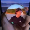 Accesorios para Reproductor de Cristal Hemisferio de Vidrio Transparente K9 Pantalla Electrónica Bola de Dimensión Bola Mágica DIY Hemisferio Grande
