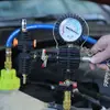 34 piezas 28 piezas de manómetro de presión de tanque de agua de automóvil detector de fugas de tanque de agua herramienta de prueba máquina de reemplazo de anticongelante llenador