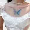Pegatinas de Tatuaje de Mariposas de Colores al por Mayor Impermeables y de Larga Duración Pegatinas Combinadas de Mariposas Acuarela Soñadoras para Pecho, Cintura y Brazos