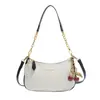 Bolsa Retrô de Temperamento Fashion 2026 Novo Estilo Bolsa de Ombro Cor Sólida de Alta Qualidade Grande Capacidade para o Dia a Dia Bolsa Transversal Feminina
