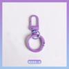 Llavero con hebilla de resorte de aleación chapada en color, hecho a mano, para colgar en el equipaje, accesorios de joyería DIY