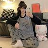Pijama de Otoño e Invierno 2026 Franela Engrosado Dulce Dibujos Animados Casual Manga Larga Pulóver Ropa de Casa Nueva