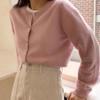 Suéter Cárdigan Corto de Piel de Mapache Otoño/Invierno 2025 para Mujer con Diseño Único para Figuras Pequeñas Tejido de Lana