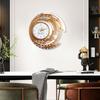 Reloj de pared americano, reloj de pared para sala de estar, moderno, sencillo, ligero, de lujo, reloj de pared creativo de moda para el hogar, reloj de pared nórdico atmosférico