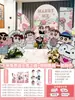 Propuesta Decoración Interior Crayon Shin-Chan Sencillo y de Alta Gama Dibujos Animados Confesión Romántica Globo Tablero Kt Fondo