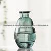 Artesanato de mini vaso de vidro criativo nórdico decoração de mesa arranjo de flores transparente pequeno vaso decoração de sala de estar