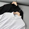 Camisa polo deportiva de secado rápido para hombre con cuello, manga corta, top de fitness talla grande, shorts ligeros, ropa de verano para hombre