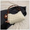 Bolso Puff Cloud para mujer, primavera y verano 2024, nuevo bolso de tela de nailon plisado, suave y cibernético, ligero, estilo coreano.