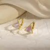 Pendientes geométricos huecos de estrella europeos y americanos, nicho retro, diseño versátil de moda transfronteriza, ear cuffs de círculo geométrico para mujer