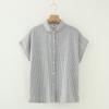 ¡Dinero doméstico! Camiseta de Algodón Transpirable de Hilado de Algodón de Doble Capa de Estilo Japonés Súper Suave Cerosa Simple sin Mangas