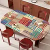 Mantel Individual Oval Estilo Americano para Mesa de Comedor, Impermeable, Resistente al Aceite, Resistente al Calor, Protector de Mesa, Nuevo Modelo 2025, Mantel de Lujo Ligero de Gama Alta