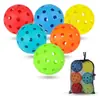 Pickleball Pickleball 40 Agujeros Agujero Pelota Caja de Regalo Caja de Color Empaque Moldeo Rotacional Moldeo por Inyección Pelota Luminosa Fábrica