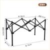 Mesa de camping para exteriores, mesa de comedor plegable para camping, mesa de camping con carrito de camping, mesa de rollo de huevo, mesa de remolque pequeña